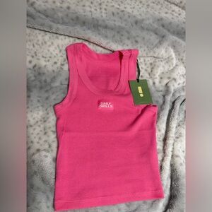 Daily Drills Logo Ribbed Tank